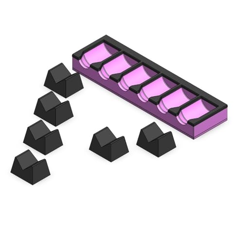 MagAttach Socket Extension Organizers (1/2", Pink/Black) - color: Pink/Black, size: 1/2"