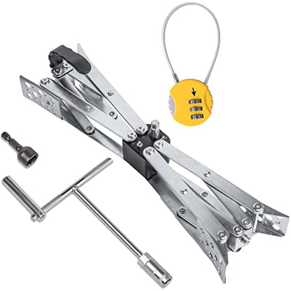 X-Shaped RV Stabilizer XL Wheel Chock (Allow Drill Adjust) with Lock Dual Axel RV Travel Trailer Camper Tire While Camping -1 Pack - size: XL-1 Pack
