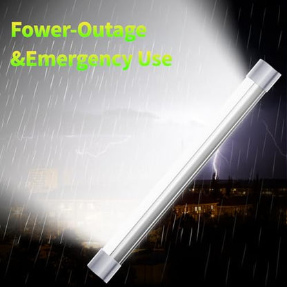 LETOUR LED Tube Magnetic Light Work Lights 6000Lumens 10400mAh 5 Lighting Options Camping Lantern USB Rechargeable Portable Battery Powered Lights with 2 Magnets Endurance for 80 Hours - size: 13.38in