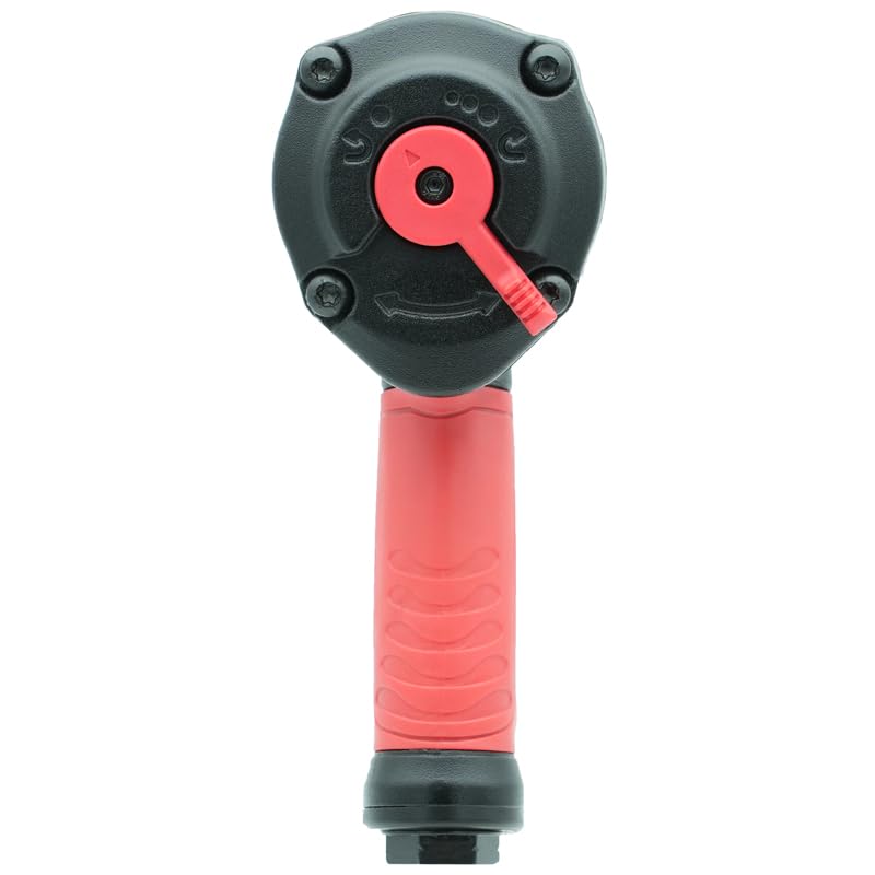 BESWELL BW-112FN-A 1/2-Inch Air Impact Wrench, 1254 Ft-Lbs Max Torque | Heavy-duty twin hammer pneumatic gun effortlessly tackles automotive repairs, tire changes, and demanding garage shop work.