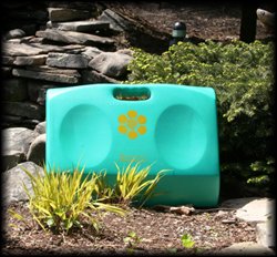Inc 2" thick Knee N' Back Pad for Working on your Knees (Green) - color: Green