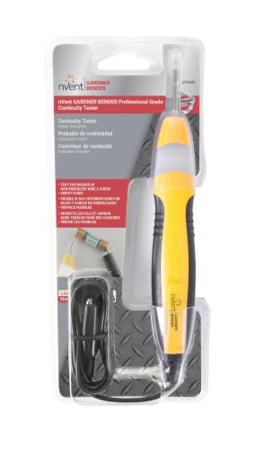 Gardner Bender Sperry Instruments CT6101 Heavy Duty Continuity Tester, 2 Range, 36 inch lead, Yellow