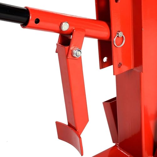 Manual Tire Changer, Tire Changing Machine, Changing Tool for 4" to 16-1/2" Tires, High Strength Steel, Hand Bead Breaker Mounting Tool, Tires Change Stand for Motorcycles, ATVs, Trailers, Car, Red