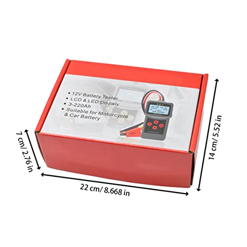 Car Motorcycle Battery Tester Auto Battery Tester MICRO-200 PRO Digital Car Load Discharge Black