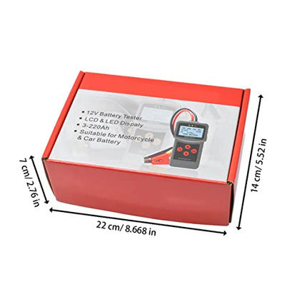 Car Motorcycle Battery Tester Auto Battery Tester MICRO-200 PRO Digital Car Load Discharge Black