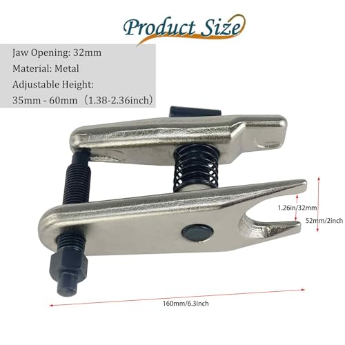 32mm Ball Joint Separator Tool Ball Joint Removal Tool Compatible with Audi, Benz, Mazda and More