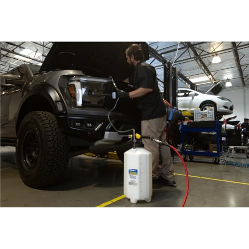 Mityvac MV7120 Fluid Extractor Dispenser for Evacuating, Topping-Off, Refilling Reservoirs or Bleeding Hydraulic Brake/Clutch Systems, 5.3 Gallon, 120 PSI, Compressed Air, Vacuum or Positive Pressure - style: MV7120