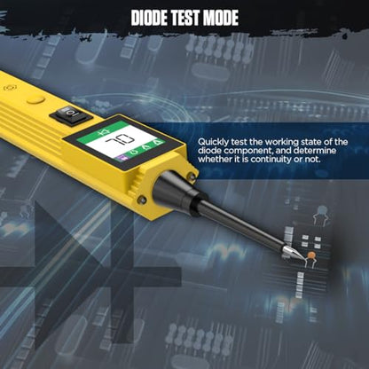 BT260 Automotive Circuit Tester Power Probe Kit, 6V 12V 24V Electrical System Diagnostic Tool with Multimeter, TFT Color Display, Smart Overload Protection, 20ft Cable for Vehicle Truck Boat