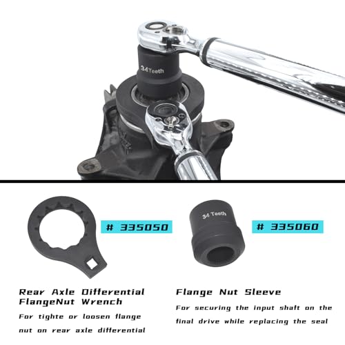 Rear Drive Axle Differential Installer Remover Tool Kit | Compatible with BMW E70 E90 E91 E92 X3 X5 X6 RWD 4WD, Replace 335040 335050 335060 335080 230020, with Carrying Case & Gloves - size: 10pcs