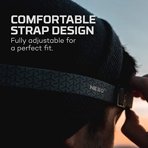NEBO Einstein Powerful 500 Lumen Headlamp, Compact Low-Profile Headlamp with 5 Light Modes - style: 500 Lumens
