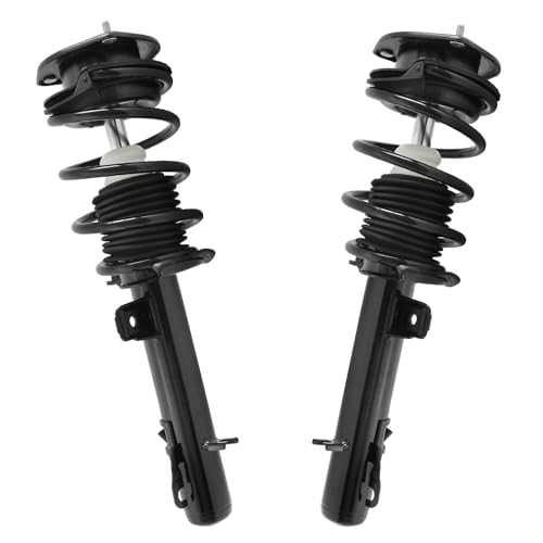 Detroit Axle - Front and Rear Struts Kit for 2007-2015 Mini Cooper | Struts with Coil Spring Assembly 2008 2009 2010 2011 2012 2013 2014 Replacement Suspension - size: 4Q471339/ 4 Struts