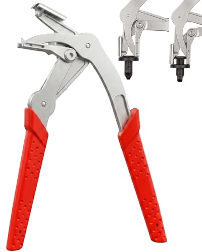 Car Clip Pliers, Professional Trim Panel Removal Tool for Door Clips, Push Pins Plastic Fasteners, Damage-Free Disassembly, Durable Alloy Steel Automotive Repair Tool