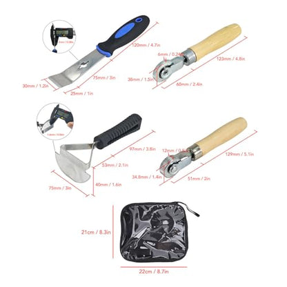 Tire Repair Tool Kit Patch Roller Scraper Cleaning Shovel for Truck Motorcycle Maintenance