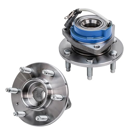 Detroit Axle - Pair (2) Rear Wheel Bearing & Hub Assembly for 6 Lugs 2004 2005 2006 2007 Cadillac CTS - style: 512249 x2/Pair