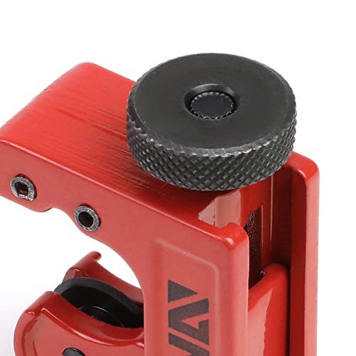 DNA Motoring TOOLS-00104 Handy Mini Tubing Cutter, 1/8-7/8 Inches, Portable Cutting Tool w/Robust Knob, Alloy Steel Cutting Edge, Aluminum Body - style: Mini Tubing Cutter
