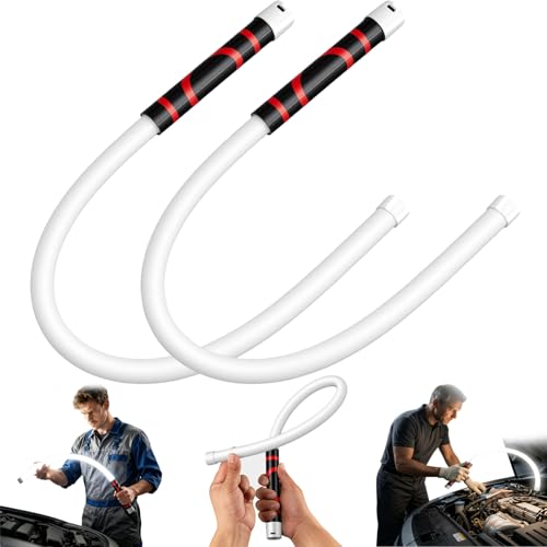 Bendable LED Flashlight Stick, Bendable Work Light with 3 Brightness Levels for Mechanic Car Repairs Under Hood Garage Inspection (2 pcs) - color: 2 pcs