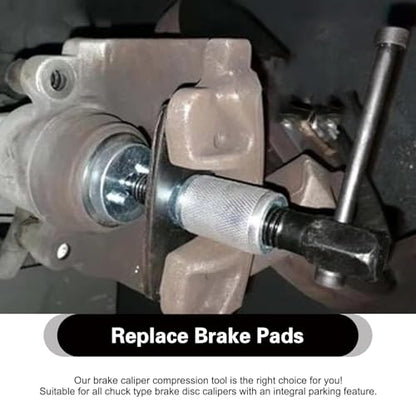 Car Brake Piston Wind Back Tool, Rust-proof Alloy Car Brake Pistons Wind Back Tool, 3PCS Auto Brake-Caliper Piston Rewind Kits, with Double-Sided Push Heads, Universal for RVs, SUVs, Trucks