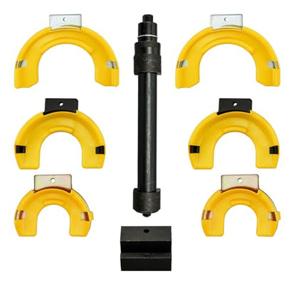 KAX Universal Interchangeable Fork Strut Spring Compressor Kit MacPherson Coil Spring Compressor Tool Set for Safe Strut Removal & Installation