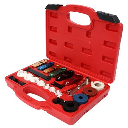 SCITOO Master Quick Disconnect Tool Set,Fuel Line Disconnect Tool Set Fit for A/C Fuel & Transmission Systems, Fuel Line Disconnect Tools for Mechanics Compatible with Ford Chevy GM More