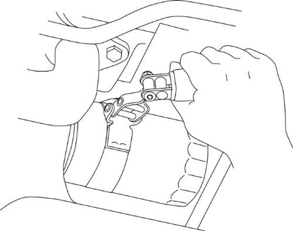 Lisle 57020 Small Oil Filter Swivel Wrench - size: 2.875-3.25 / 73-82.5mm