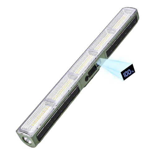 Professional Underhood Work Light, Slim LED Mechanic Light Bar with Heavy-Duty N52 Magnets, 7500mAh Rechargeable Automotive Repair Light for Engine Bay, Chassis, Shop