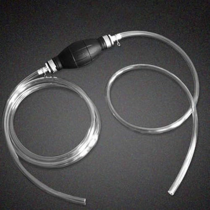 Manual Fuel Transfer Pump with 15mm Hose - Fast Gas Siphon for Cars, Boats & Tanks - Portable Hand Pump Kit
