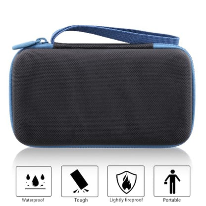 khanka Hard Case for TOPDON BT100 12V Car Battery Load Tester,Black | EVA Hard Shell, Mesh Pocket Accessory Storage, Workshop Tool Storage, Elastic Strap Fixation, Protective Case Only - style: for TOPDON BT100