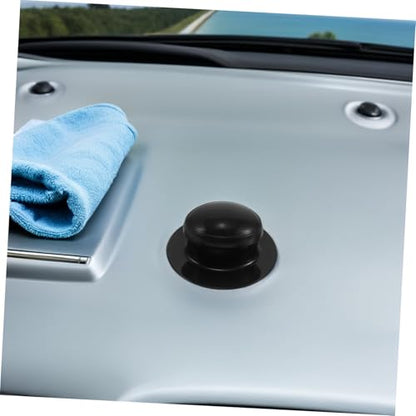 4pcs Car Detail Polishing Handle Set Round Plastic Grip for Buffing Pad and Foam Pad, Easy Attachment and Removal, Versatile Compatibility for Waxing and Fine Detailing,