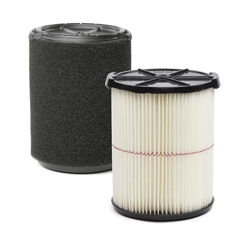 CRAFTSMAN CMXZVBE38779 Genuine 5-20 Gal. General and Wet Debris Vac Filters - size: 2-Pack, style: General Purpose and Wet Application