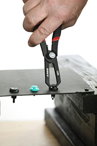 ARES 10071-30 Degree Push Pin Removal Pliers - Easily Removes Push Pin Style Fasteners - Prevents Damage to Trim and Fasteners - size: 30 Degree Push Pin Clip Removal Pliers