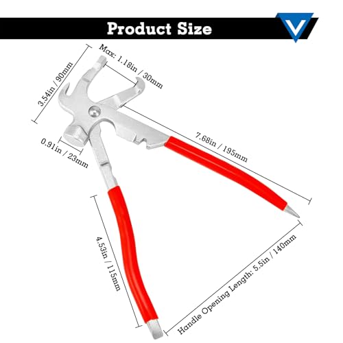 Car Wheel Balancing Weight Plier Hammer Tool, Wheel Weight Removal Tool for Repair Remover Tire