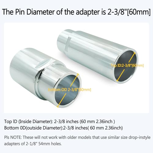 10315 Stack Truck Adapter Kit for Challenger Lifts CL10 E10 VS10 | Four 3" & Two 6" Stack Adapters with Organizer for Challenger Two Post Automotive Lifts (2-3/8" 60mm pin dia.)