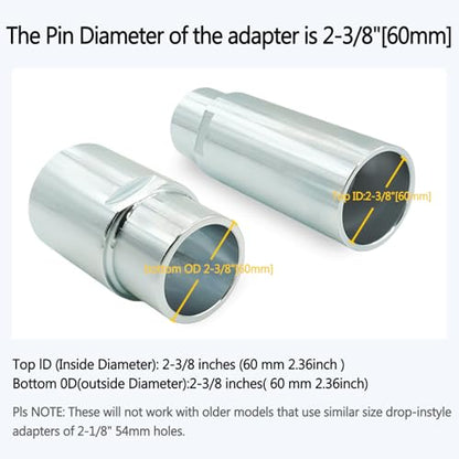 10315 Stack Truck Adapter Kit for Challenger Lifts CL10 E10 VS10 | Four 3" & Two 6" Stack Adapters with Organizer for Challenger Two Post Automotive Lifts (2-3/8" 60mm pin dia.)