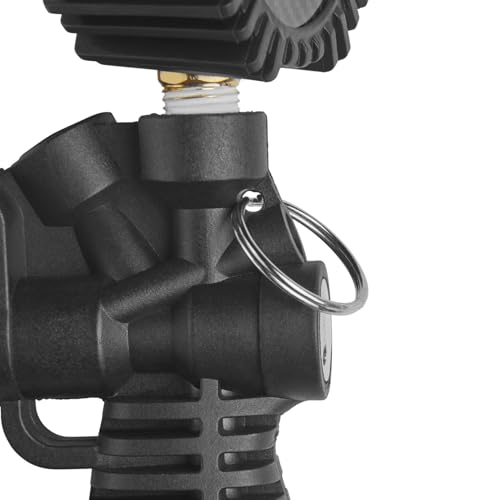 Milton S-575D Pro Digital Tire Inflator with Pressure Gauge, 15" Hose Ball Foot Chuck, Easy to Read 0.1 Display, Made In USA 255 PSI - size: Ball Foot Chuck, style: Digital
