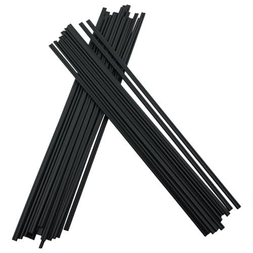 40PCS 9.8 Inch PP Plastic Welding Rods Polypropylene Hot Air Gun Tool for Automotive Bumper Repair Rods Fenders Black