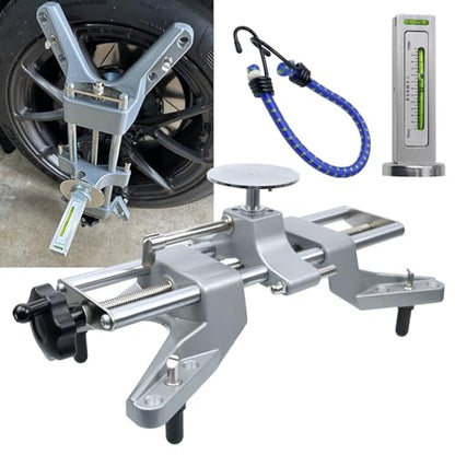 RULLINE Wheel Alignment Tool - Camber Alignment Tool & Wheel Alignment Tool with Magnetic Adapter - Alignment Tool for Car Suspension & Steering Precision Fits 11-25-Inch Rims - size: 1Pair