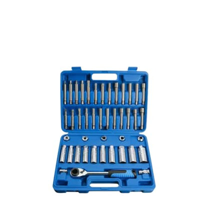 Shock Absorber Upper Seat Screw Glue Remover Shock Absorber Hub Suspension Shock Absorber Nut Removal Tool Socket Kit 43pcs