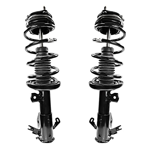Detroit Axle - Front 4pc Struts Sway Bars for 2012-2015 Honda Civic, Struts & Coil Spring Sway Bar End Links 2013 2014 Replacement Suspension Kit Quick Install Ready Struts Shocks Assembly - size: 4QS47349/ sway kit