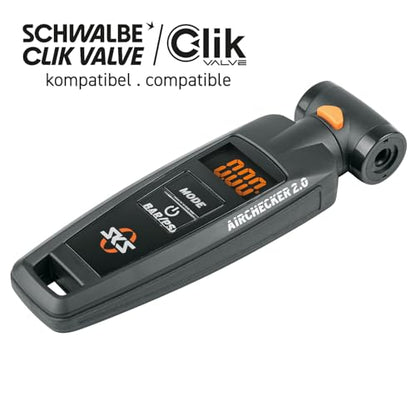SKS Germany Airchecker Digital Pressure Gauge for Presta or Schrader | bike-pumps