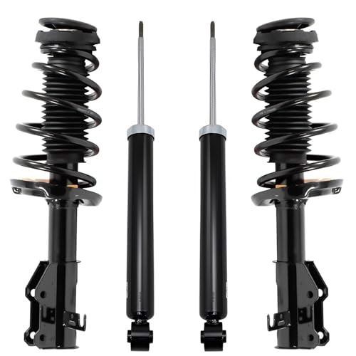 Detroit Axle - 4pc Struts Shocks for 2014-2020 Chevrolet Impala 2 Front Struts with Coil Spring 2 Rear Shock Absorbers 2015 2016 2017 2018 2019 Suspension Replacement - size: 4AQ501317/Shock Kit