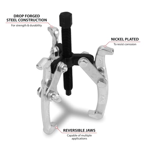 Performance Tool 3" 3-Jaw Gear Puller - W135P - size: 2/3 Jaws | 3" Spread | 2-3/4" Reach, style: 2/3 Jaw | 3" Spread | 2-3/4" Reach