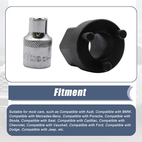 XQSMWF 1 Set A/C Compressor Clutch Hub 20mm Remover Tool with 7mm Socket Fit for Mercedes-Benz C280 C350 CL550 Fit for Porsche Fit for Seat Compatible with Chevrolet 5SE09C 5SE12C 7SEU16C
