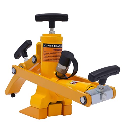 10000PSI Hydraulic Tire Bead Breaker & 70Mpa Hydraulic Foot Pump Kit, Heavy-Duty Steel Tire Change Repair Bead Breaker Tool with Air Hose for Farm, Tractors, Buses, Lawn Mowers, ATV
