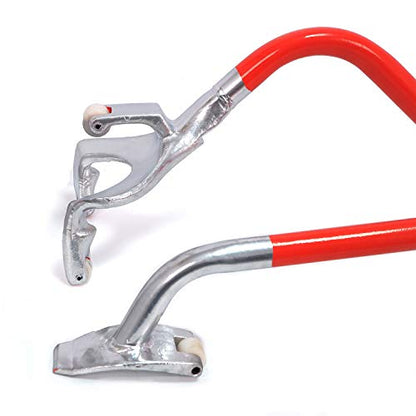 Vehicle Steel Tire Mount Demount Tool 17.5" to 24" Semi Tire Changing Toolwith Extra Bead Keeper, Tubeless Truck Bead Breaker Manual Tire Removal Changing Tools for Car Repairing (Orange)