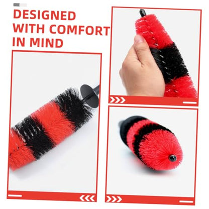 3pcs Car Wheel Cleaning Brush Wheel Brush for Thorough Rim and Tire Cleaning Ergonomic Grip for Comfortable Use for Car Detailing