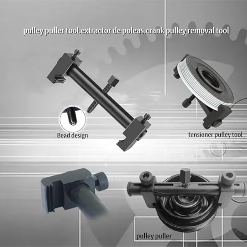 Prettyia Power Steering Pump Pulley Removal Tool，Pulley Removal Tool | and crankshaft pulley removal tool，crank pulley removal tool alternator pulley removal tool ls crank pulley removal tool