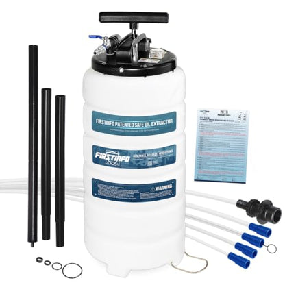 FIRSTINFO A1106USY5 15L Patented Pneumatic/Manual Oil Extractor 5 Tubes - size: 15L