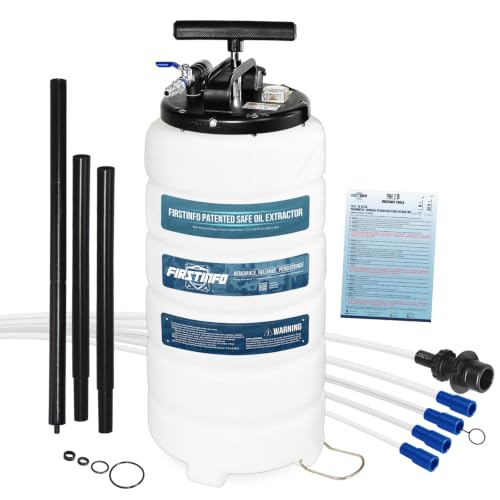 FIRSTINFO A1106USY5 15L Patented Pneumatic/Manual Oil Extractor 5 Tubes - size: 15L