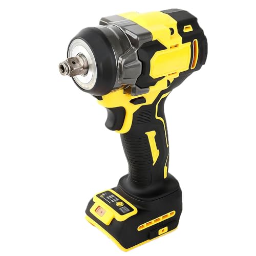 Brushless Impact Wrench for DeWalt Battery 20V, 1500Nm (1106 Ft-Lbs) 1/2" Cordless, 3-Speed High Torque Power Tool for Tire Removal, Rusted Bolts & Heavy Equipment (No Battery)