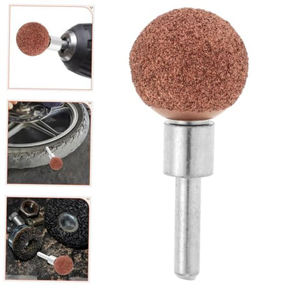 SOLUSTRE Tire Buffer Wheel for Quick and Efficient Car Tire Repair Small Abrasive Grinding Head with Linking Rod for Professional and DIY Mechanics - size: 6.00X2.50X2.50CM